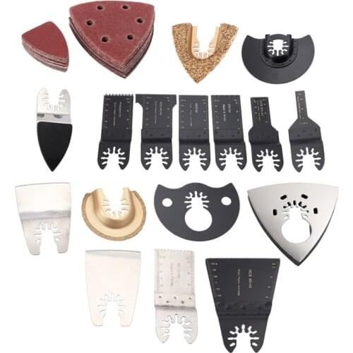 66 pcs oscillating tool saw blade accessories for multifunction electric tool as Fein power tool etc,wood metal cutting,home DIY