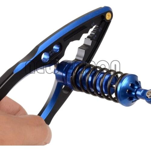 Aluminum RC Multi-function Shock Absorber Clamp Shaft Pliers Rod Ball Assembly Disassembly Tool for RC Model 1/8 1/10 RC Crawler