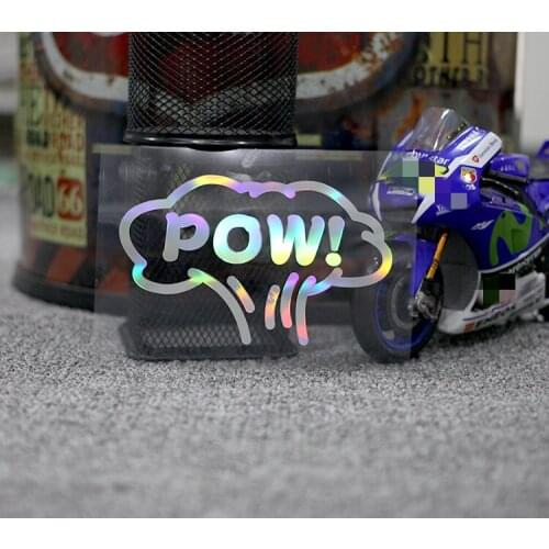 Car Styling Vinyl Auto Motorcorss Helmet Stickers Decorate Accessories Decal for POW Explosion Mushroom Cloud JDM Hot-blooded