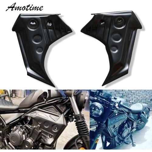 CMX300 CMX500 Side Cover Cowl Fairing Belly Pan Fender Under Body Frame Black For Honda Rebel CMX 300 500 2017 18 2019 2020 2021