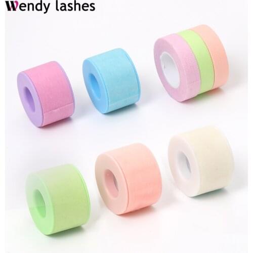 Eyelash Extension Green Tape Sticker Isolation With Holes Breathable Sensitive Resistant Non-woven Patches Eye Pads Makeup Tool
