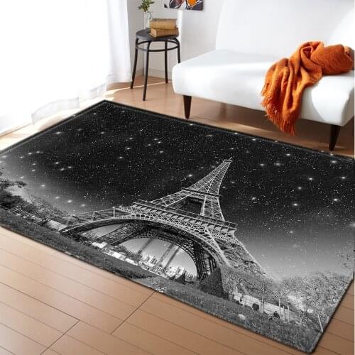 Paris Eiffel Tower Series Carpet, Bedroom Non-slip Carpet\floor Mat, Home Decoration Room Carpet And Family Living Room Carpet