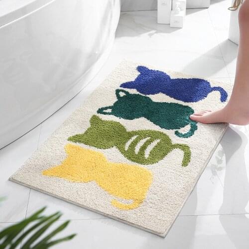 Soft Cartoon Rugs Shaggy Area Rug for Door Entrance Bedroom Mat Carpet Living Room Carpet Floor Mat Home Decor Pattern Carpet