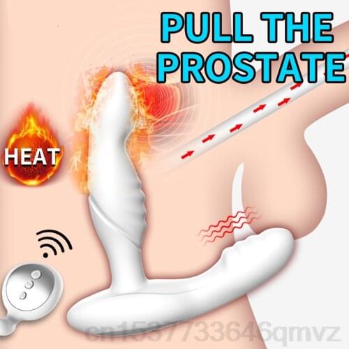 Soft Silicone Prostate Massager Anal Vibrator Adult Gay Products Male Butt Plug Erotic Sex Toys Shop Masturbators for Men Women