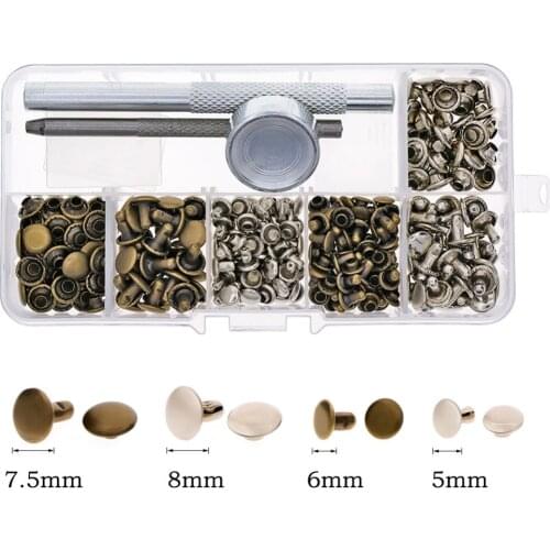 New Portable Metal Snap Fasteners Popper Press Stud Button Leather Crafts Fixings Tool Kit #254973