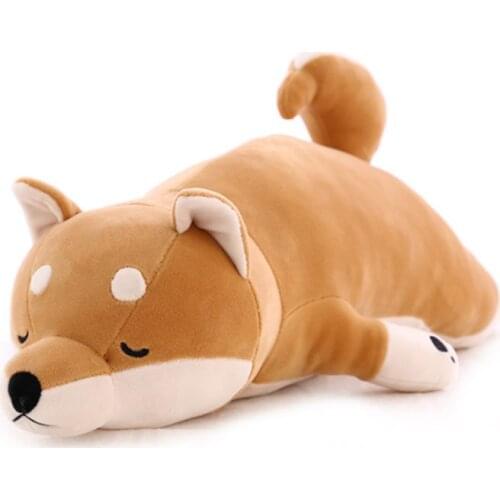 Dorimytrader Pop Giant Animal Akita Plush Toy Pillow Stuffed Cartoon Anime Shiba Inu Dog Doll Present for Children 39inch 100cm