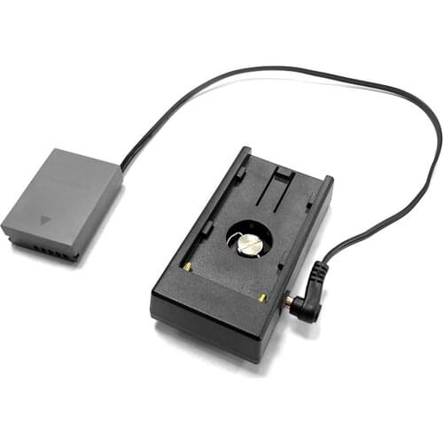 NP-F970 F750 F550 Battery Holder Mount Plate With W126 Power Connector For Fujifim Camera NP-F970 Gusset + W126 Fake Battery