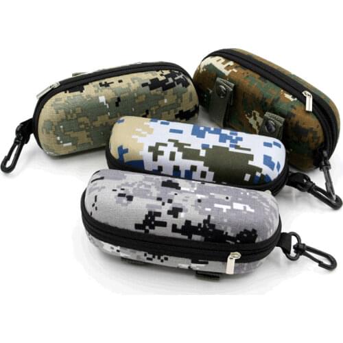 EVA Portable Sunglasses Box Storage Protector Camouflage Tactical Molle Goggle Glasses Bag Case EDC Accessory Bag Outdoor Bags