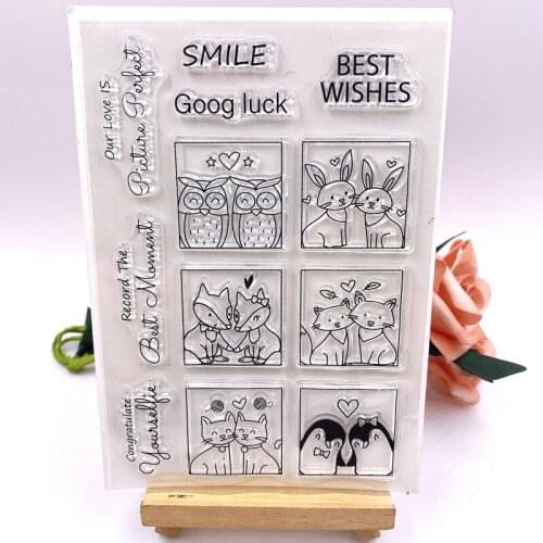 ZFPARTY Love Transparent Clear Silicone Stamp/Seal for DIY scrapbooking/photo album Decorative card making