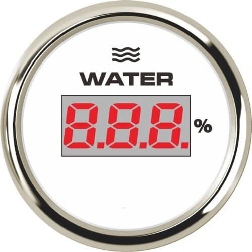 SAMDO 0-190ohm 240-33 ohm Adjustable Signal 7 Background Light Water Level Gauge 52mm Water Level Meter For Boat Car Motorcycle