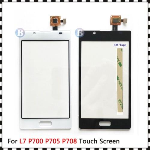 Replacement high Quality 4.3" For LG Optimus L7 P700 P705 P708 Touch Screen Digitizer Sensor Outer Front Glass Lens Panel