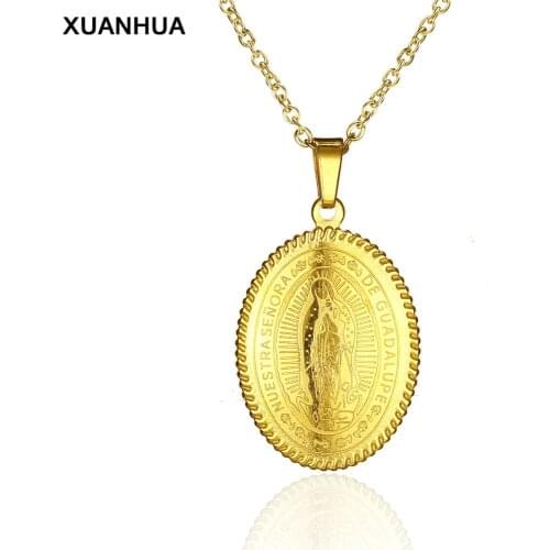 XUANHUA stainless steel vintage neckless amulet gifts on 8 march valentines day gift accessories fashion jewelry chocker chain