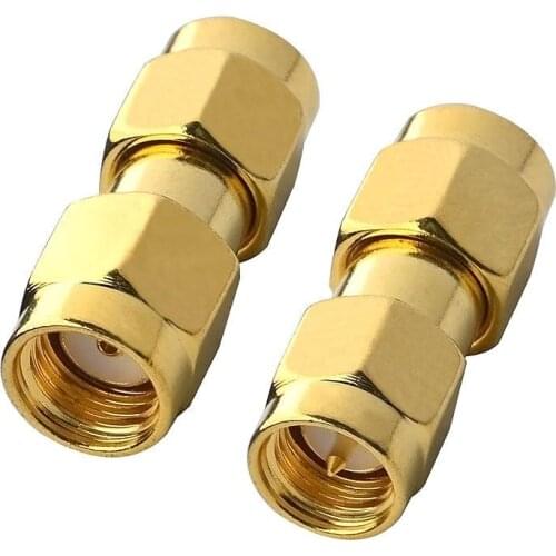 1pc SMA Male to RP SMA male female pin RF Coax Adapter Straight goldplated NEW wholesale