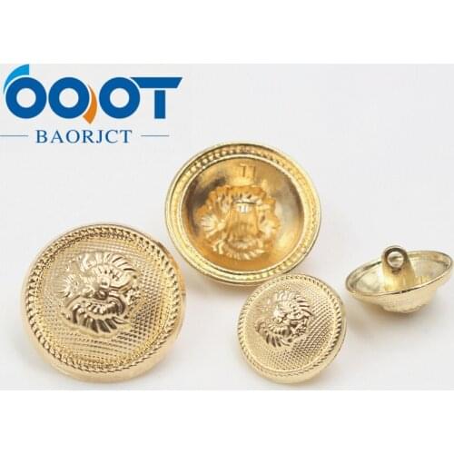 179162,10pcs/lots Gold Vintage Antique Metal Blazer Button Set - 3D Lion Head - For Blazer, Suits, Sport Coat, Uniform, Jacket