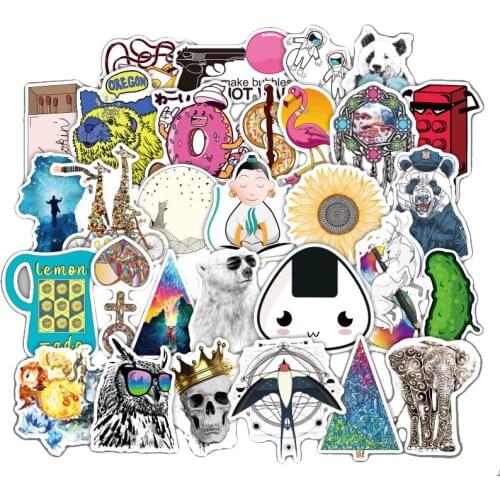 3 Styles 100pcs/pack Cartoon Cute Stickers For Suitcase Skateboard Laptop Motorcycle Toys Flash Waterproof Graffiti Decals F3