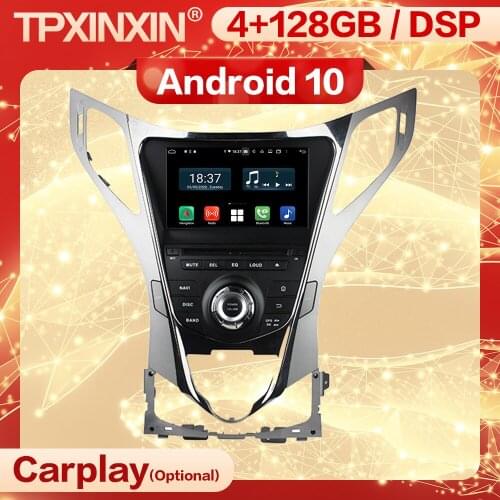 4+128G Carplay 2 Din Android 10 Multimedia Stereo Receiver For Hyundai AZERA Grandeur i5 Auto Radio Audio Video Player Head Unit