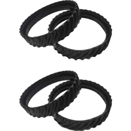 4Pcs Exact Track Replacement In-Ground Pool Cleaner Heavy Duty Rubber Track for Zodiac MX8 Elite MX6 Elite MX8 Mx6