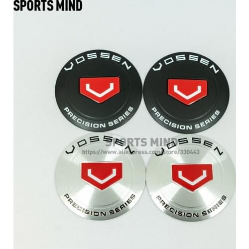 4 X 65MM VOSSEN PRECISION SERIES Car Wheel Center Caps Sticker Car Badge Emblem sticker Decal