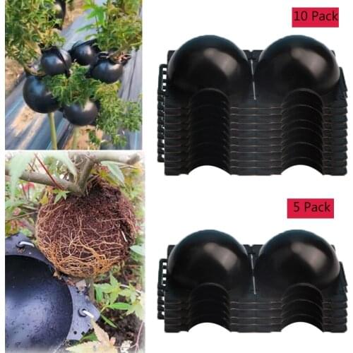 5pcs Plant Rooting Ball root growing box Garden Plant Root Growing Box Grafting Rooting Growing Box Breeding Case