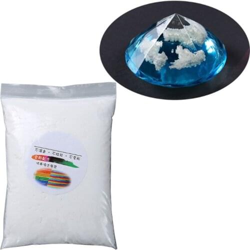 80g One Bag Handmade White Cloud Blue Sky Landscapes Resin Mold Jewelry Fillings Clouds Roll Mud Jewelry Making Fillers