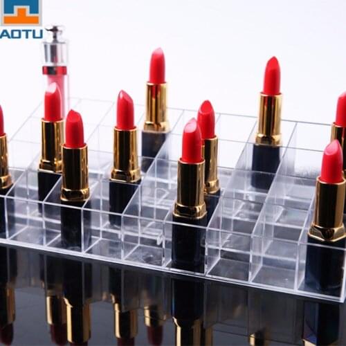 24/36/40 Size lots Acrylic Makeup Organizer Cosmetic Makeup Tools lipstick Stand Case Jewelry Holder Display Box Brushe Storage