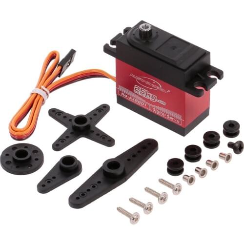 AUSTARHOBBY AX8601 Digital Servo 25KG Metal Gear High Torque Waterproof for RC Traxxas HSP Car Boat Helicopter Robot Airplane
