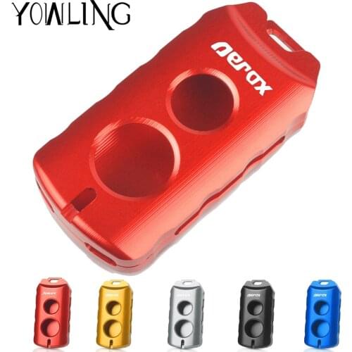 Key Fob Case Cover Shell For YAMAHA Aerox 155 QBIX 2015 2016 2017 2018 2019 2020 Remote Control keychain key Case Bag Lock Cover