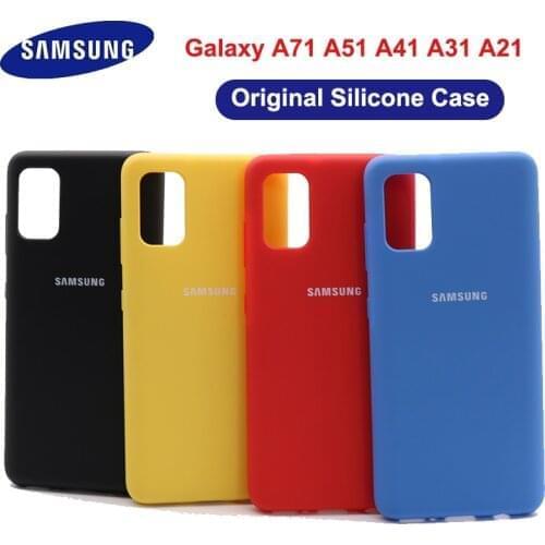 Samsung A51 Case Liquid Silicone Case Silky Back Case For Samsung Galaxy A71 A51 Case For Galaxy A51 A71 A41 A31 A21 Phone Case