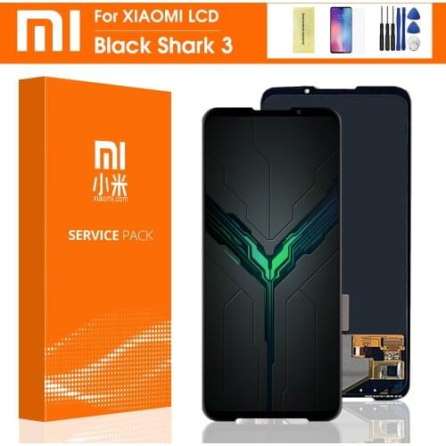 Original 6.67'' Display Replacement For Xiaomi Black Shark 3 LCD Touch Screen Digitizer Assembly For Xiaomi BlackShark 3 Lcd