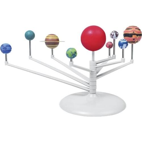 DIY 3D Simulation Solar System Nine Planets Scale Model Explosions Toys @Z242 M09