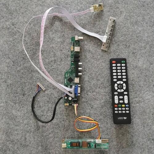 DIY kit 1024*768 LVDS 20 Pin display LCD drive control board 1-CCFL For TM150XG/TM141XG/TM133XG/TM121XG matrix VGA USB AV