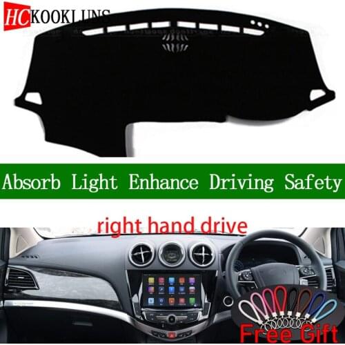 For BYD S7 2011 2012 2013 2014 2015-2017 Right Hand Drive Car Dashboard Cover Dash Mat Dash Board Pad Carpet Dashmat