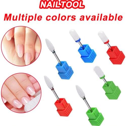 Milling Cutter For Manicure Ceramic Nail Drill Bits Pedicure Nail Polisher Rubber Remover Nail Tools Nail Sander Tip 2