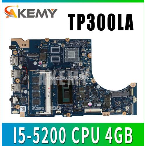 TP300LA Motherboard for ASUS TP300L TP300LD TP300Lj Q302L Q302LA laptop Motherboard Mainboard test ok I5-5200 CPU 4GB RAM