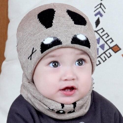 Han Edition Cute Baby Hat Knitting Hat Thickening Infant Girls Hat 6 To 12 Months