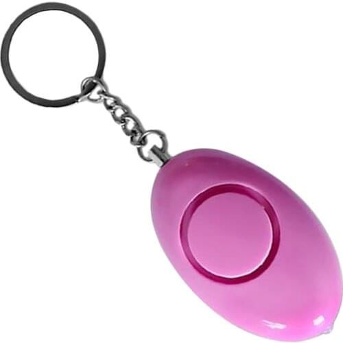 Mini Egg Shape Women Personal Safety Alarm Keyring Anti-Attack Security Protection Emergency Alarm Children School Alert Door