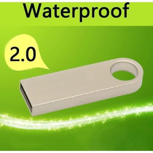 Mini 8GB Flash Drive Pendrive 64gb Pen Drive 16gb 2.0 128gb 32gb Metal Gold Silver Thin USB Memory Stick Usb 2.0 Gift 1TB 2TB