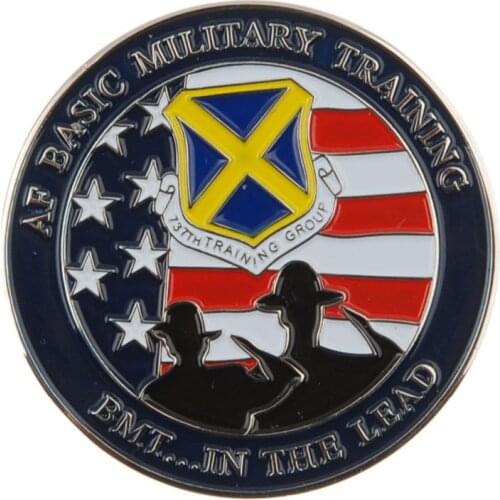 US AF BASIC MILITARY TRAINING COMMANDER 737TH TRAINING GROUP CHALLENGE COIN