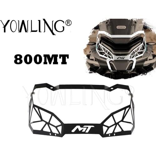 NEW Motorcycle Headlight Protector Cover Grill FOR CFMOTO 800MT 800 MT 2021-2022 Head light Guard Aluminium Accessories