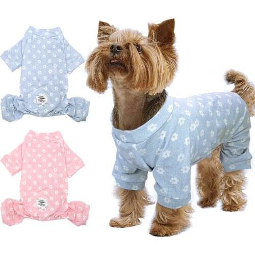 Dog Clothes Pug French Bulldog Small Dog Cat Clothes Chihuahua Yorkshire Pet Clothing Pajamas Jumpsuit for Small Dogs Cats Puppy