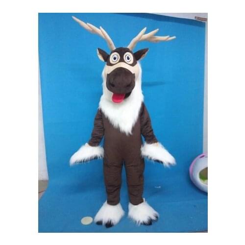 Deer mascot costume Sven costume reindeer mascot costume free shipping