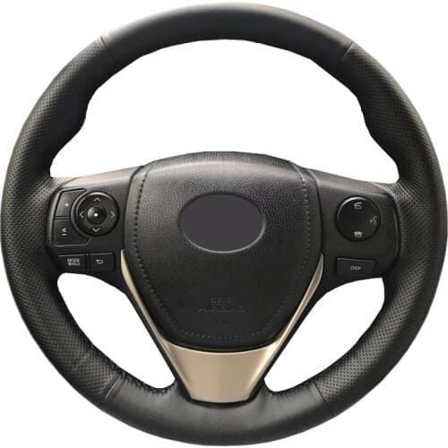 Artificial Leather car steering wheel braid for Toyota RAV4 2013-2016 Toyota Corolla 2014-2016 Scion/Custom made Steering cover