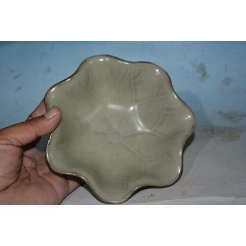 Rare Song Dynasty (961--1275) porcelain bowl,Lotus, best collection & adornment, Free shipping