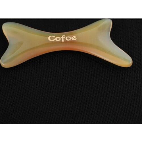 Handmade Facial Scrapping Plate Horn Facial Eye Slimming Face Scraping Pouch Gadgets Beauty