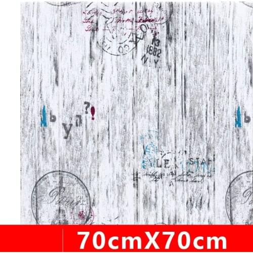 3D Stereo Wood Wall Panel Stickers Self Adhesive Foam Wallpaper for Living Home Decor Christmas Room Decoration