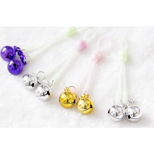 Adult Sex Toy for Women Couples Luminous Milk Folder Adjustable Bell Skeleton Clip Nipple Folder