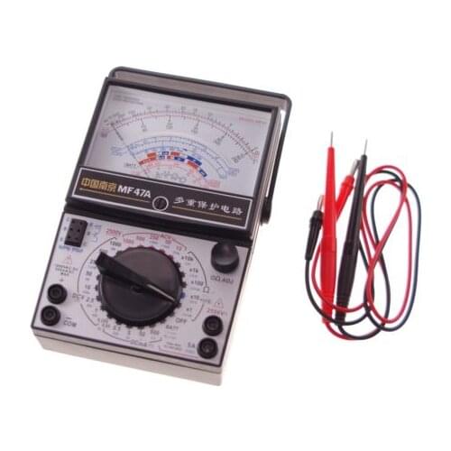 Volt Ohm Amp AC DC Battery Tester Meter Gauge Analog Multimeter x 1