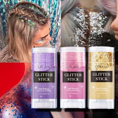 Eye Shadow Glitter Nail Hair Body Face Glitter Gel Art Glitter Sequin Cream Decoration Pearly Dance Party Holiday Glitter TSLM1
