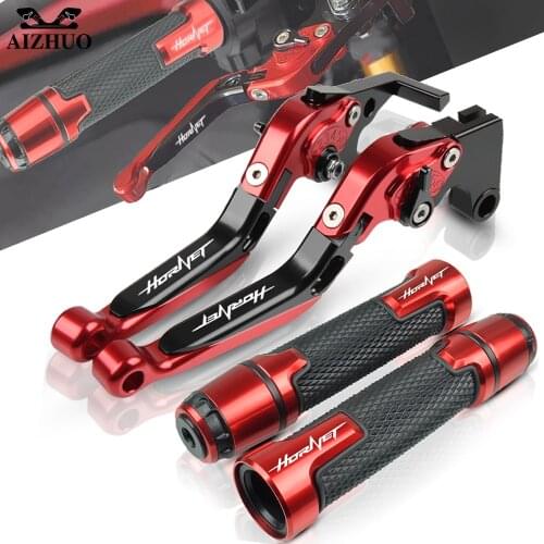 Brake Clutch Lever CNC Aluminum Motorcycle Handle Grips For Honda CB599 CB600F Hornet CB 599 CB 600 F 2007-2013 2008 2009 2010