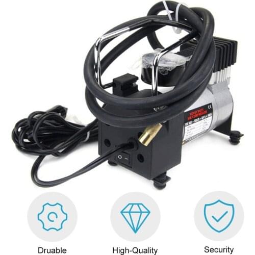 Universal 12V High-Power Car Double-Cylinder Inflator Pump Air Compressor Inflator Portable 150psi Car Tire Pump car Accessories